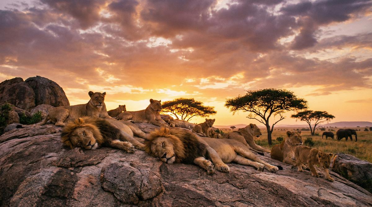 蘑菇视频非洲狮群视频