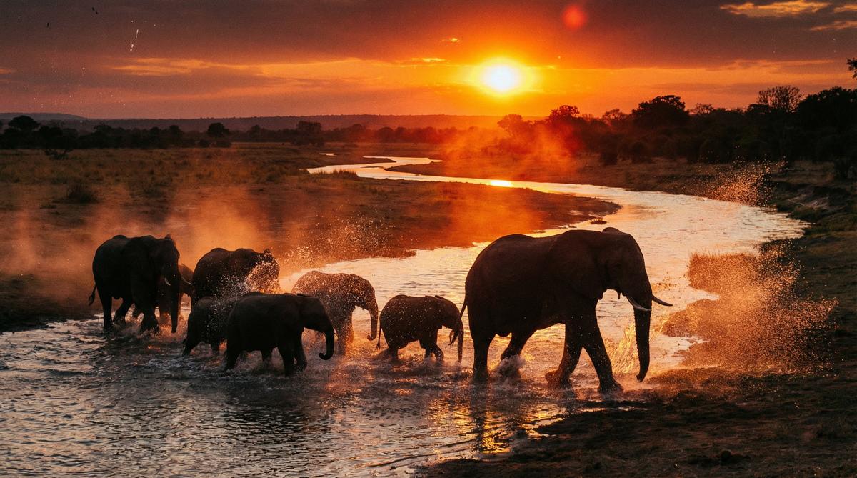 蘑菇视频非洲象群视频